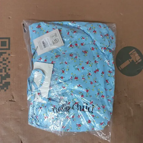 BAGGED NOBODY'S CHILD KACEY MIDI DRESS IN BLUE/FLORAL SIZE UK 10