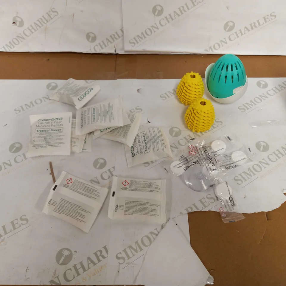 ECOEGG 750 WASHES LAUNDRY EGG KIT WITH DRYER EGGS & DETOX TABLETS - TROPICAL