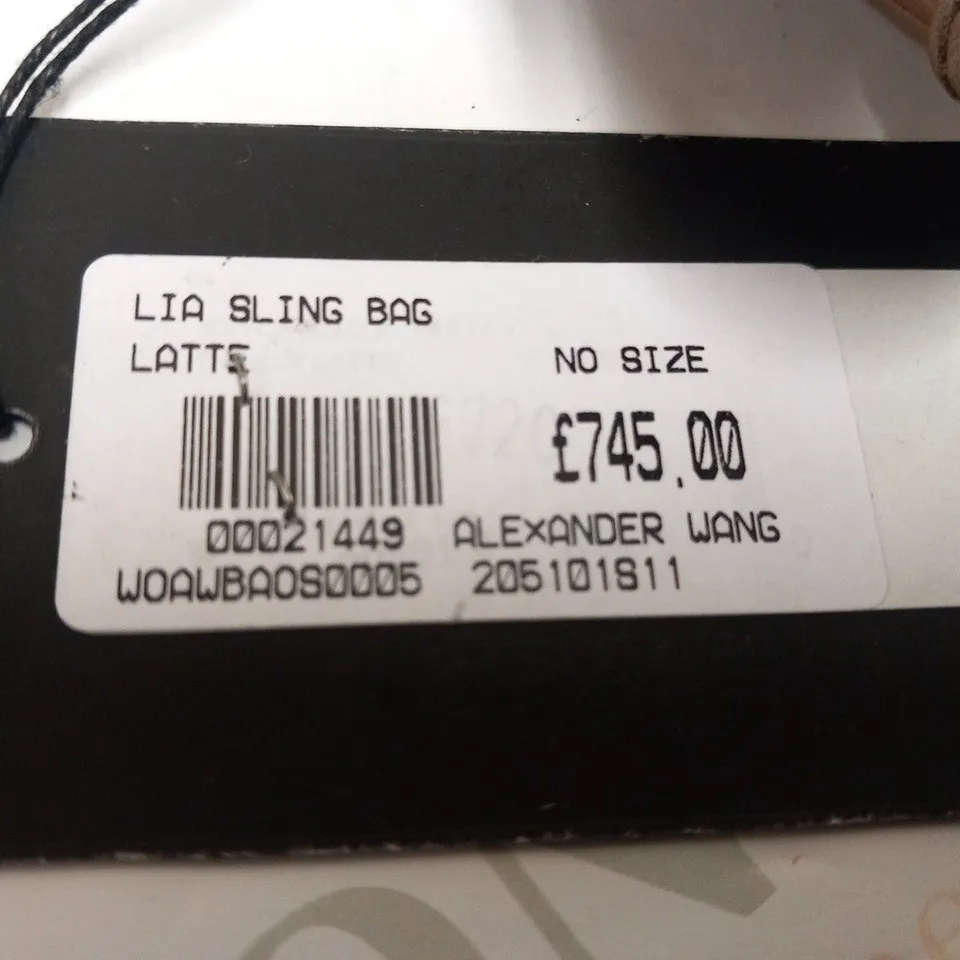 ALEXANDER WANG LATTE LIA SLING BAG 