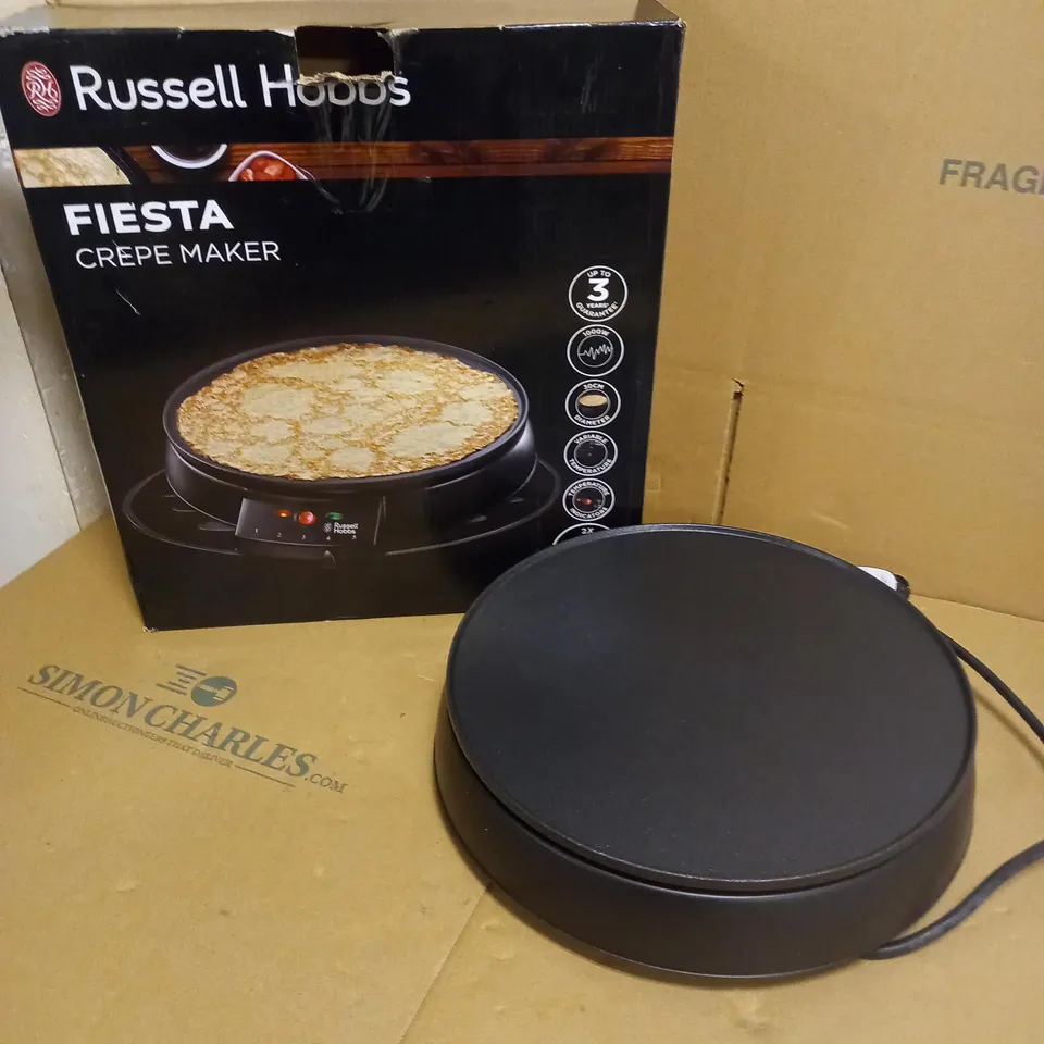 RUSSELL HOBBS FIESTA CREPE AND PANCAKE MAKER