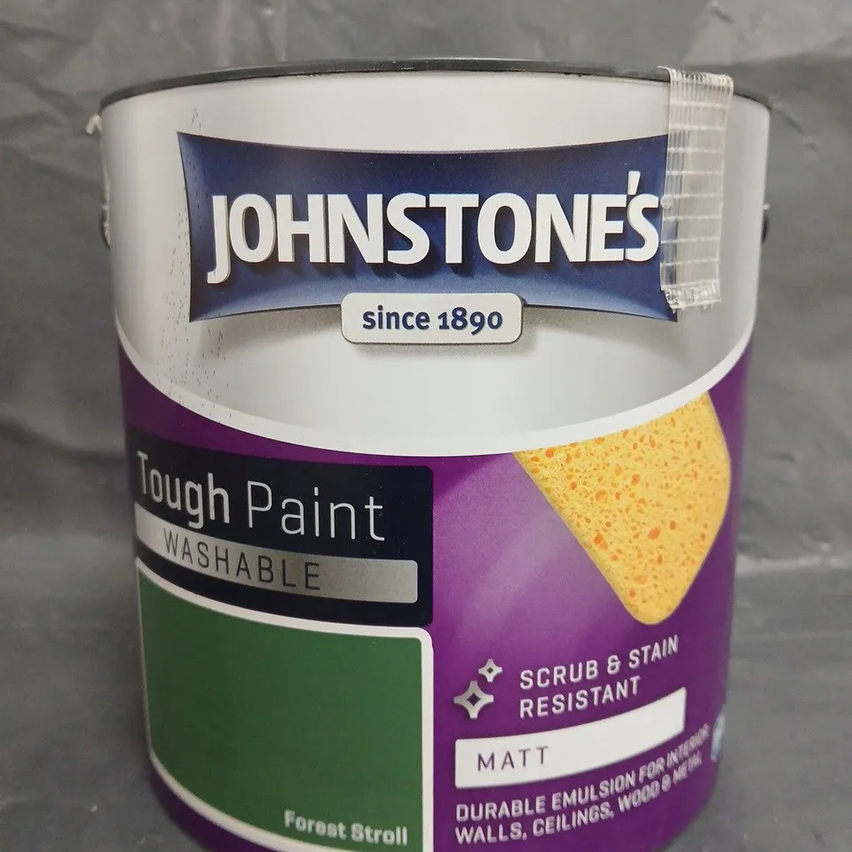 JOHNSTONE'S TOUGH PAINT - FOREST STROLL - 2.5L - COLLECTION ONLY