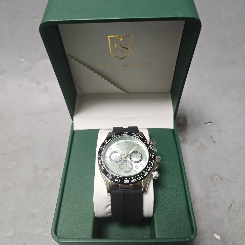 MENS FRANK SCHMIDT WATCH – MULTI FUNCTION SUB DIALS WITH DATE