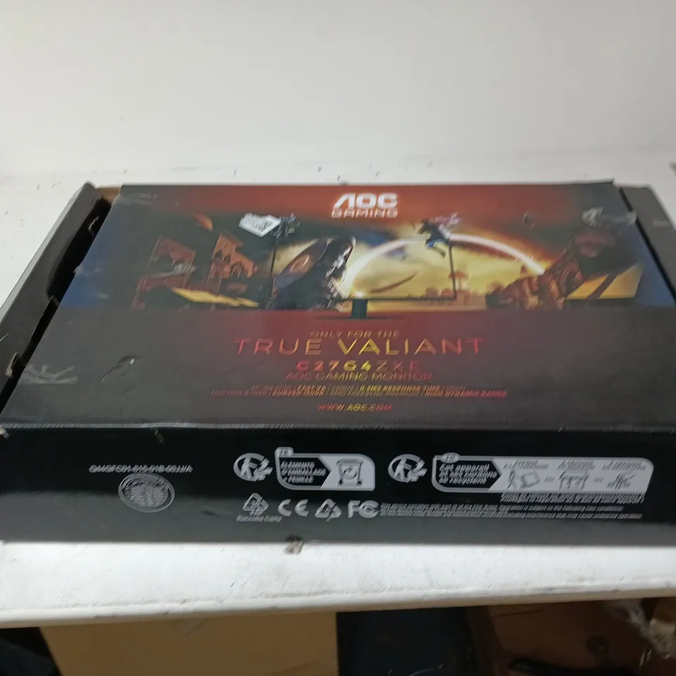 AOC GAMING 27-INCH MONITOR C27G4ZXE – VALORANT EDITION, BOXED VISIBLE SCREEN DAMAGE 
