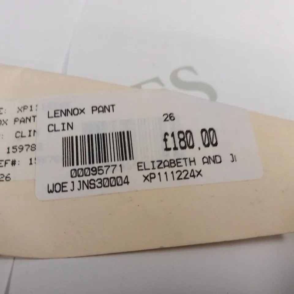 TEXTILE ELIZABETH AND JAMES LENNOX PANTS SIZE 26