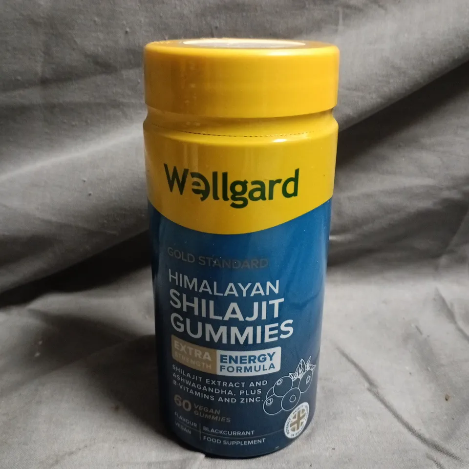 WELLGARD GOLD STANDARD HIMALAYAN SHILAJIT GUMMIES (60 VEGAN GUMMIES)