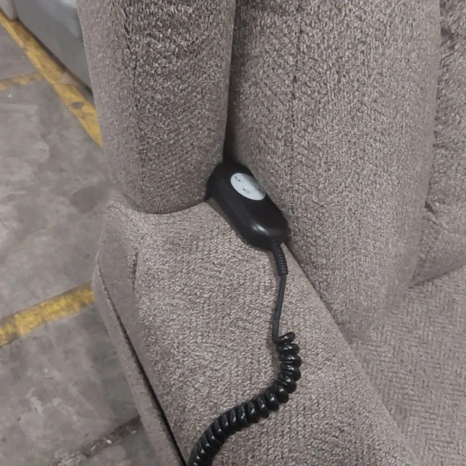 DESIGNER UPHOLSTERED ELECTRIC RECLINER ARMCHAIR