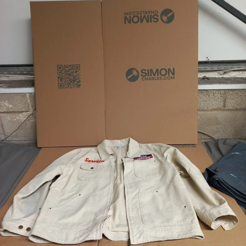 FORD OFFICIAL LICENSED PRODUCT MEN'S JACKET – BEIGE, XXL