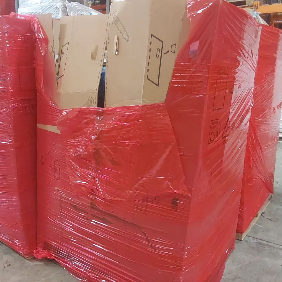 PALLET CONTAINING A LARGE QUANTITY OF ASSORTED ITEMS INCLUDING: MEMORY FOAM MATTRESS TOPPER, EASY RAISER SLING, BLINDS ECT