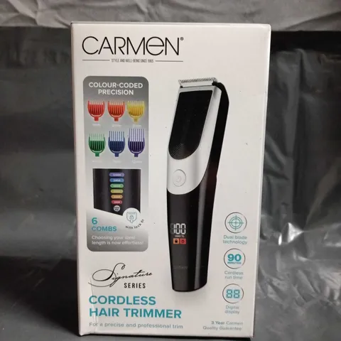 CARMEN CORDLESS HAIR TRIMMER – SIGNATURE SERIES