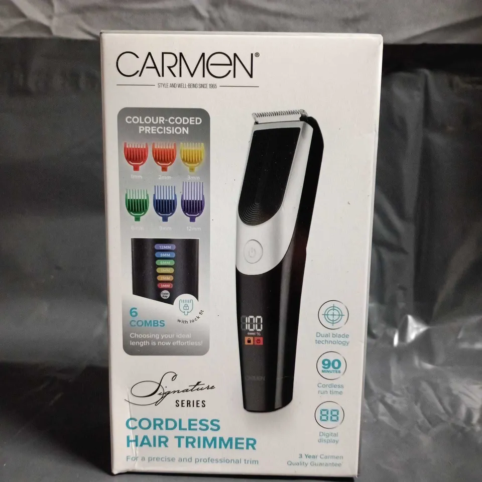 CARMEN CORDLESS HAIR TRIMMER – SIGNATURE SERIES