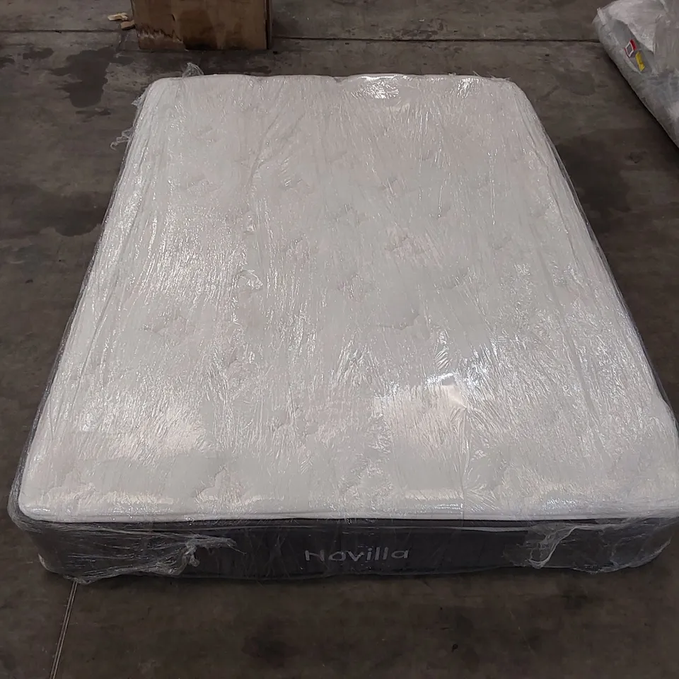 QUALITY BAGGED NOVILLA 25CM ORTHOPAEDIC COOLING MEMORY FOAM HYBRID OPEN COIL 4'6" MATTRESS 