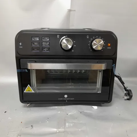 BOXED COOK'S ESSENTIAL 21-LITRE AIRFRYER OVEN IN BLACK