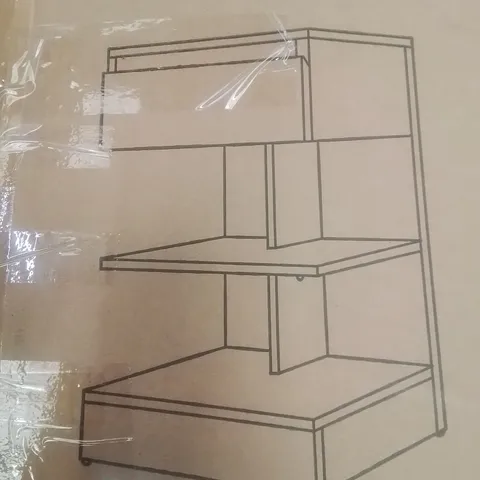 Boxed irasville 1 DRAWER BEDSIDE TABLE WHITE