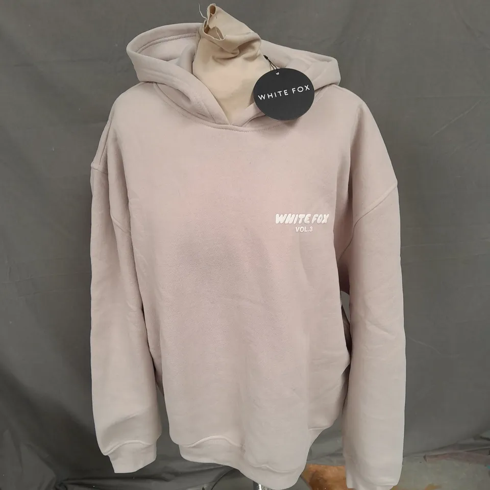 WHITE FOX OFFSTAGE HOODIE IN MOON SIZE L/XL 