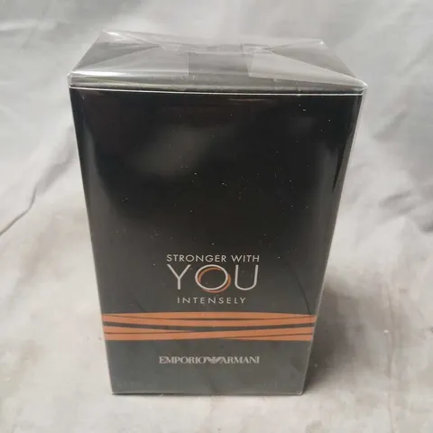 BOXED AND SEALED EMPORIO ARMANI STRONGER WITH YOU INTENSELY EAU DE PARFUM 100ML 