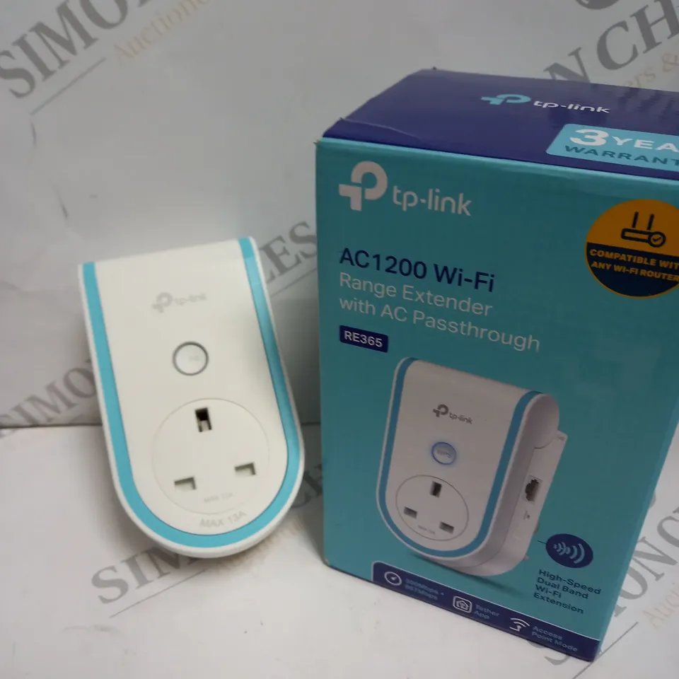 BOXED TP-LINK RE365 WIFI RANGE EXTENDER