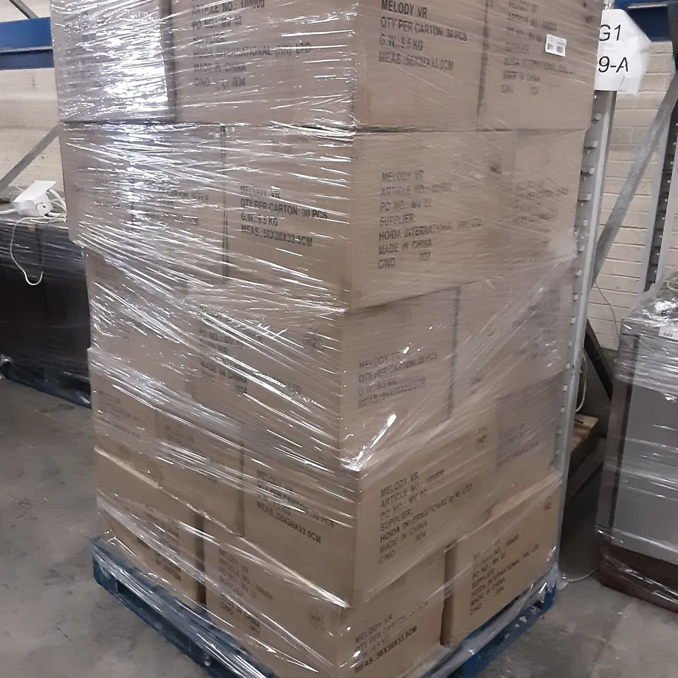 PALLET OF 25 BOXES OF MELODY VR HEADSETS