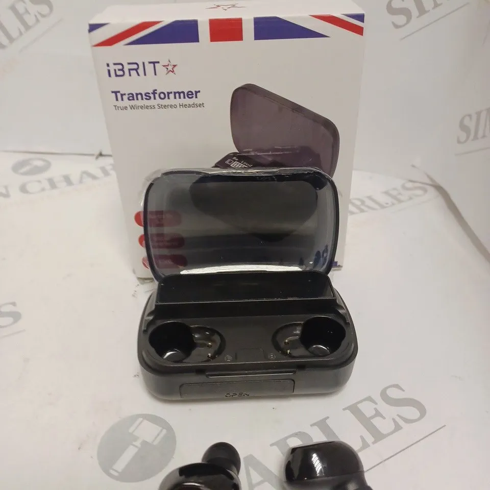 BOXED IBRIT TRANSFORMER TRUE WIRELESS EARPHONES