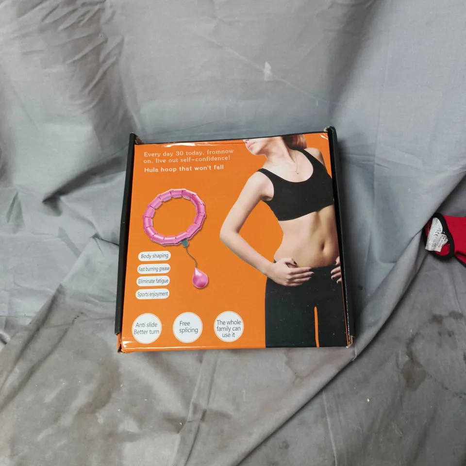 HULA HOOP FITNESS RING WITH GRAVITY SLIDE – BOXED