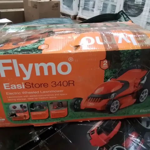 BOXED FLYMO CORDED EASISTORE 340R ROTARY LAWN MOWER