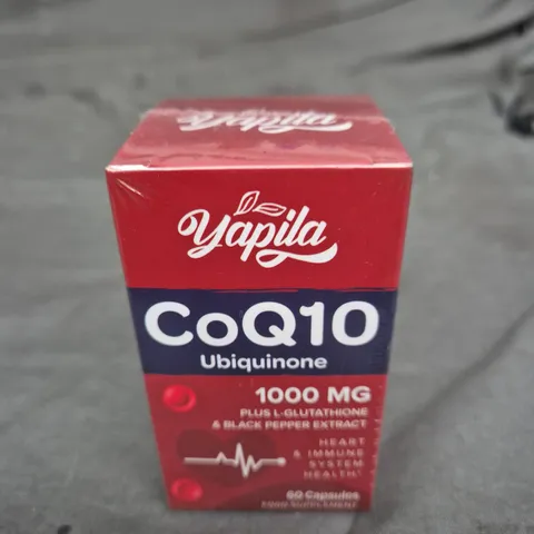 3 X YAPILA COQ10 UBIQUINONE 1000 MG DIETARY SUPPLEMENT – 60 CAPSULES – BEST BEFORE 01-MAY-2028