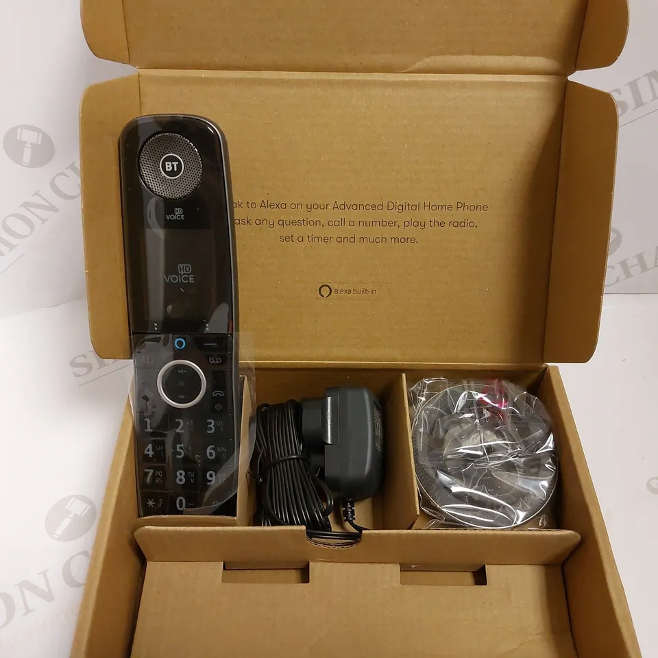 BOXED BT ADVANCED DIGITAL HOME PHONE WITH BUILT IN ALEXA - TYPE A	