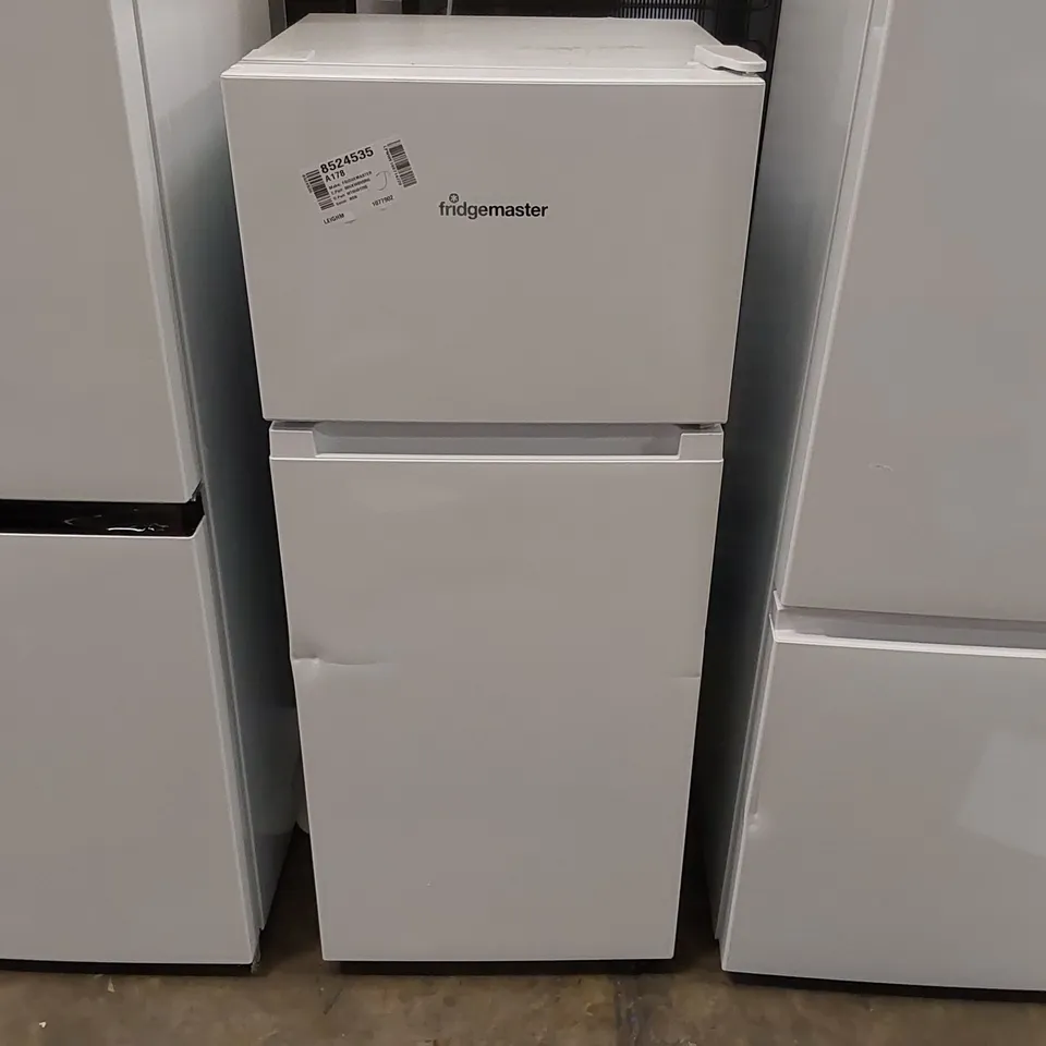 FRIDGEMASTER MTM48120E 117CM HIGH 80/20 SMALL FRIDGE FREEZER WHITE - UNPROCESSED RAW RETURN