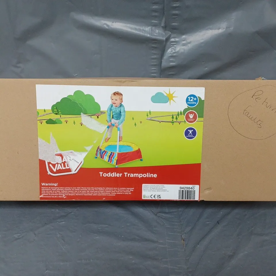 BOXED CHAD VALLEY TODDLER TRAMPOLINE 
