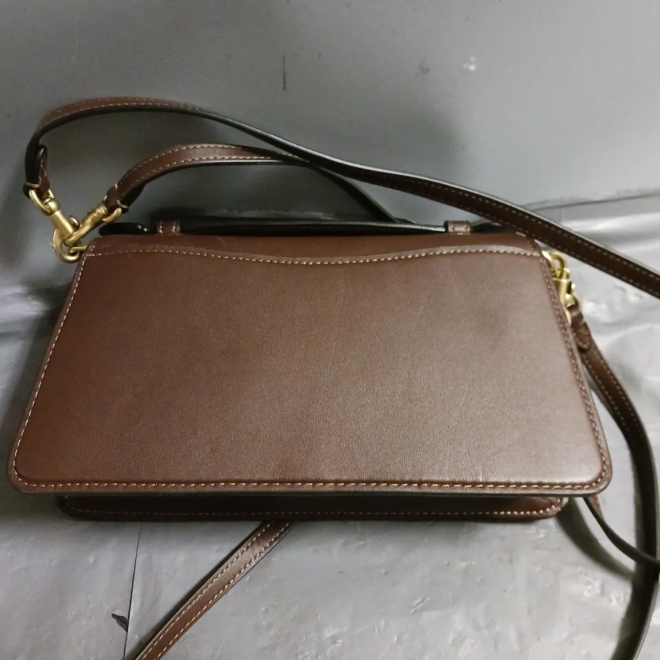 COACH JUNO BROWN SHOULDER BAG 