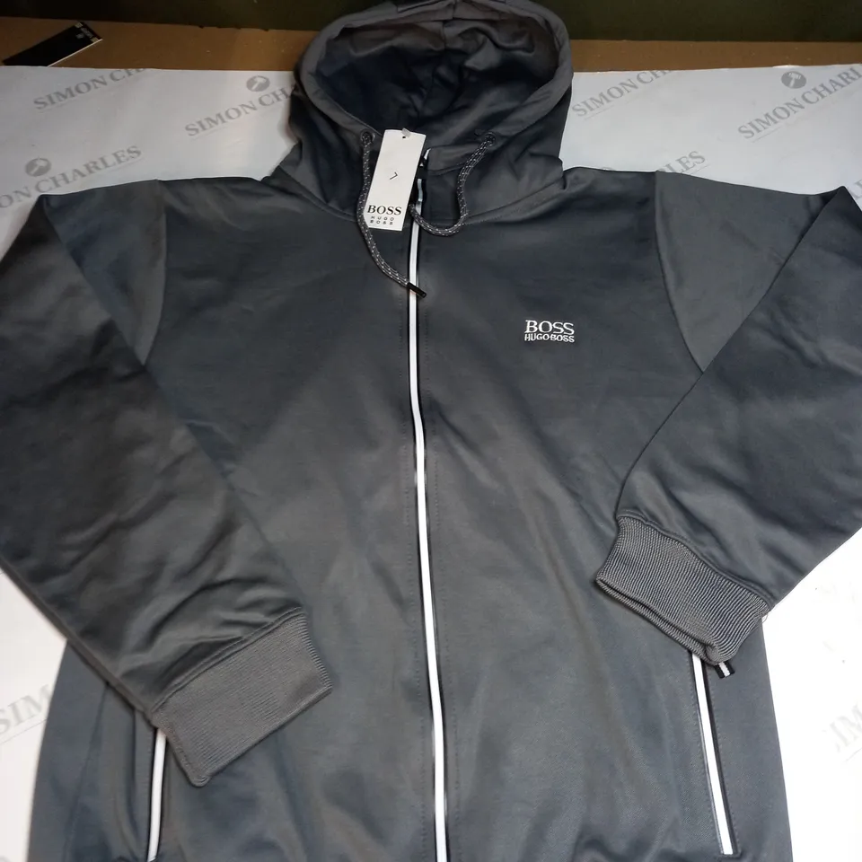 HUGO BOSS ZIPPED TRACKSUIT JACKET SIZE L