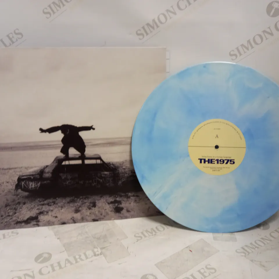 THE 1975 BEING FUNNY IN A FOREIGN LANGUAGE BLUE GALAXY LIMITED EDITION VINYL