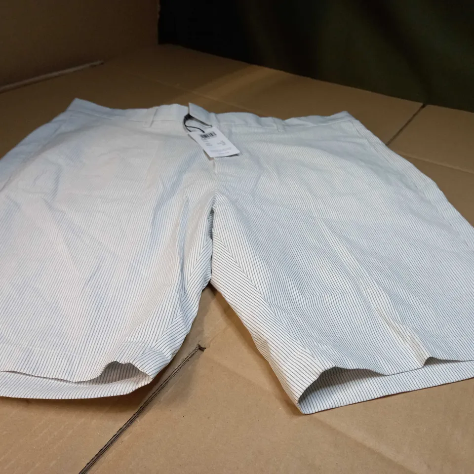 REISS RHYME FINE STRIPE SHORTS - SIZE W36