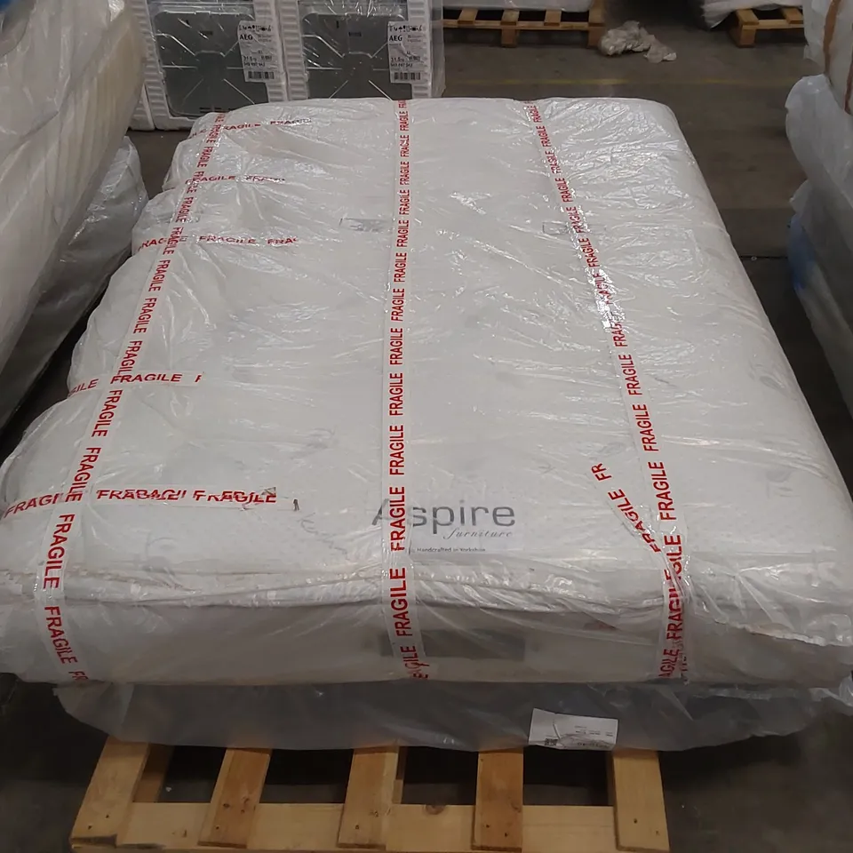 QUALITY BAGGED 135cm DOUBLE SIZE NATURAL CASHMERE POCKET MATTRESS