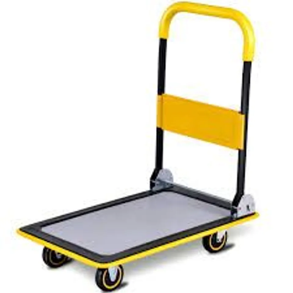 BOXED COSTWAY FOLDING PLATFORM DOLLY CART