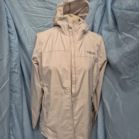 RAB WINDGATHER HOODY WOMEN'S – PEBBLE, UK 12