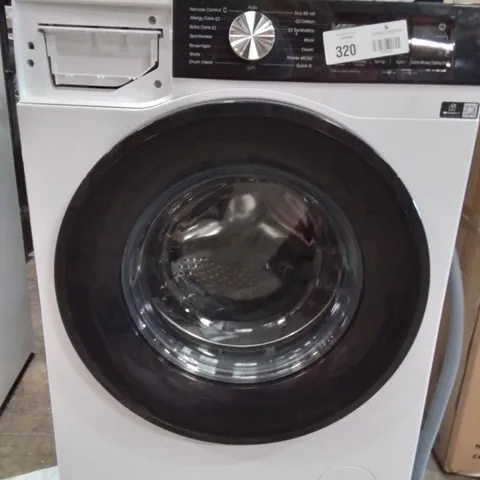 HISENSE 3S SERIES WF3S8043BW 8KG LOAD, 1400 SPIN STEAM WASHING MACHINE - WHITE - A RATED
