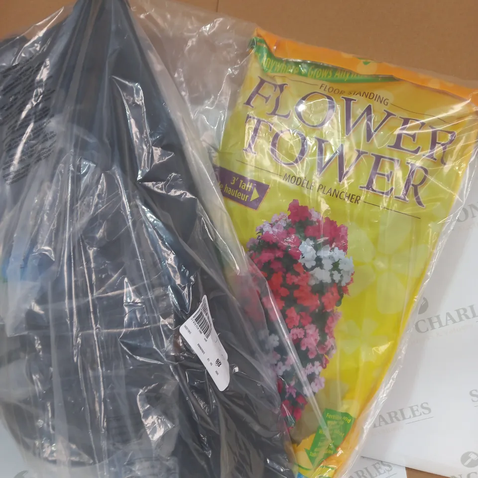 FLOWER TOWERS SET OF 2 FLOOR TOWERS