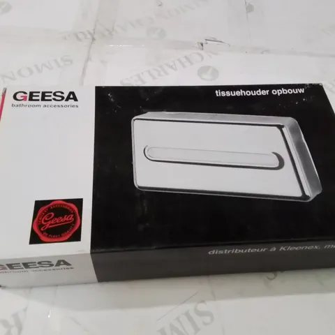 BOXED GEESA TISSUE HOLDER 