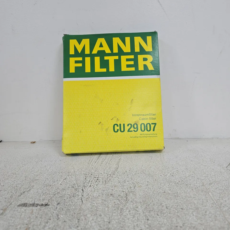 MANN FILTER CABIN FILTER CU 29 007