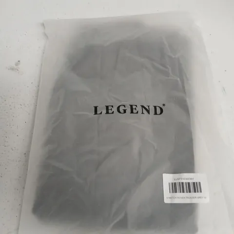 LEGEND STRETCH WOVEN TROUSERS – GREY, UK 30