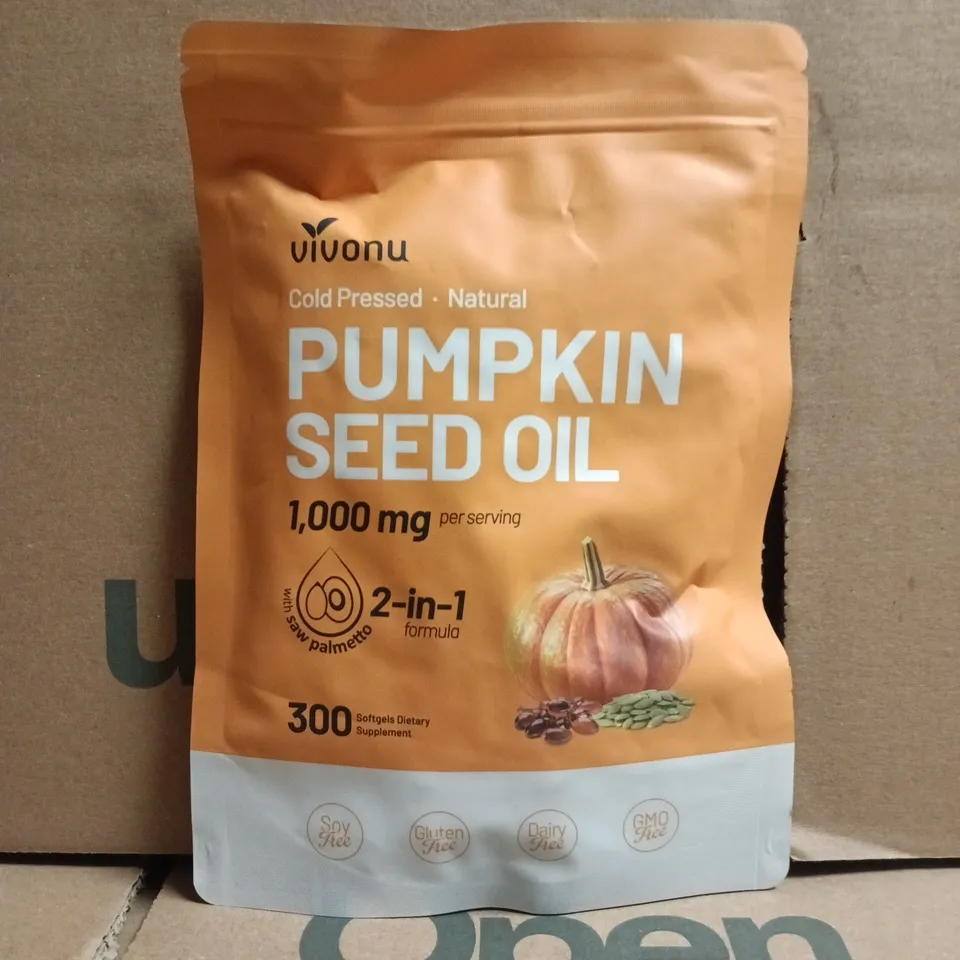 VIVONU PUMPKIN SEED OIL SOFTGELS DIETARY SUPPLEMENT