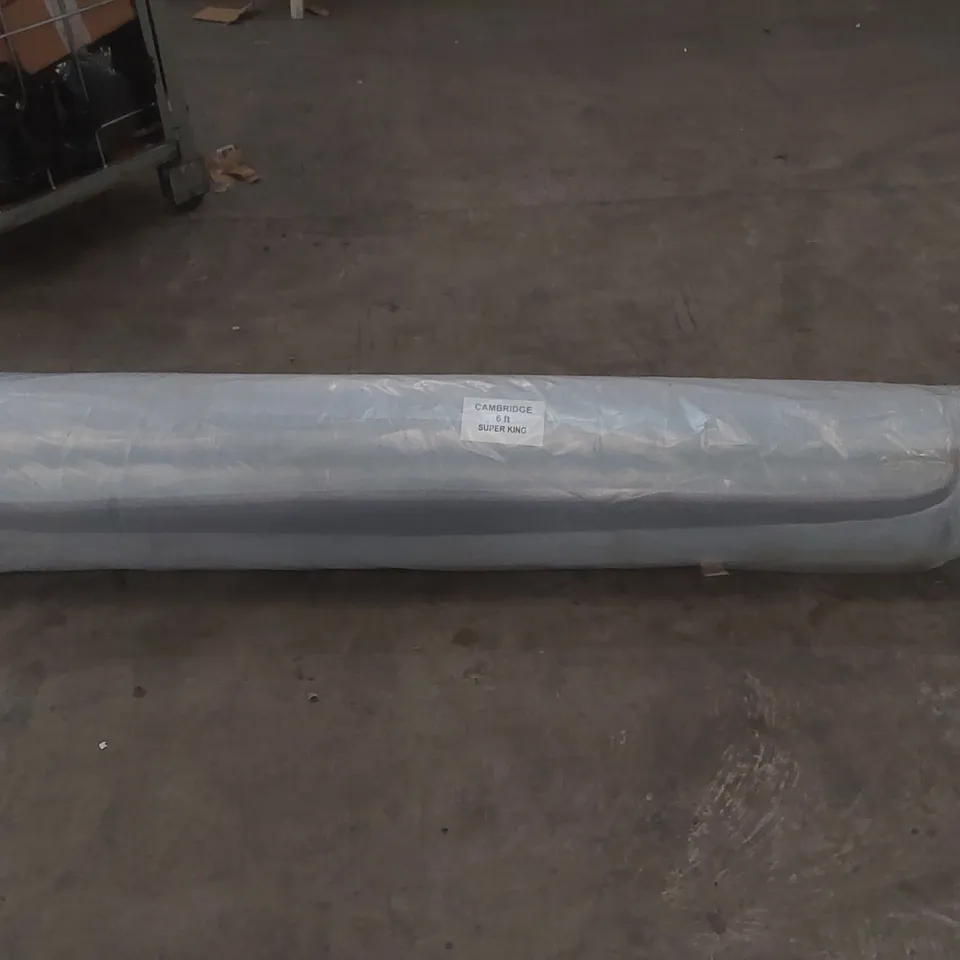 BRAND NEW BAGGED AND ROLLED CAMBRIDGE MATTRESS - 6FT SUPERKING