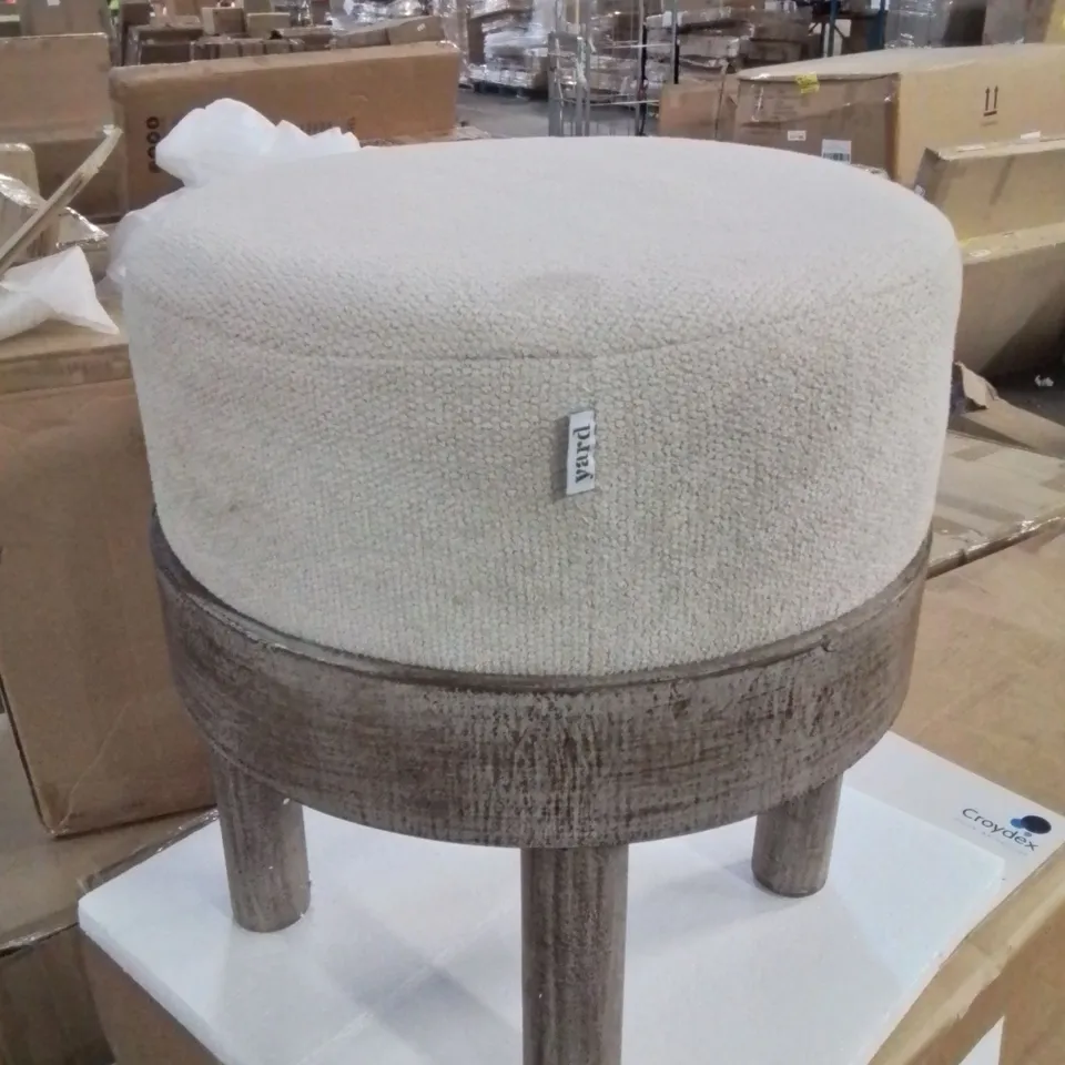 BOXED EBBETT FOOTSTOOL -GREY-