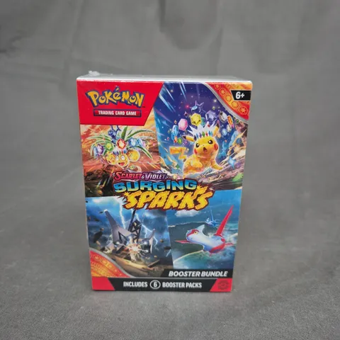 BOXED AND SEALED POKEMON - SCARLET AND VIOLET - SURGING SPARKS - BOOSTER BUNDLE