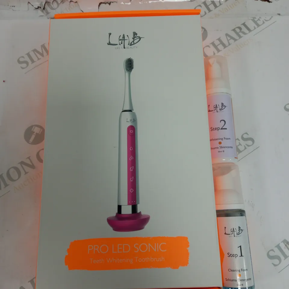 LAB PRO LED SONIC TEETH WHITENING TOOTHBRUSH