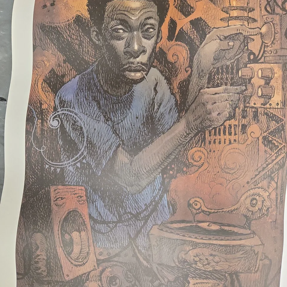 E GOSTRIP/PETE ROCK NEW YORK DAN LISH HIPHOP SERIES LIMITED EDITION ART PRINT (74/100) – FIGURATIVE COMPOSITION