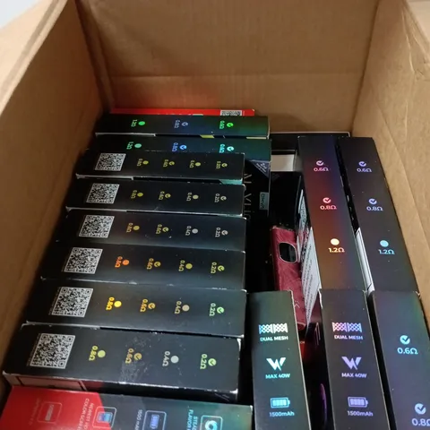 BOX OF APPROXIMATELY 20 OXVA ECIGS 