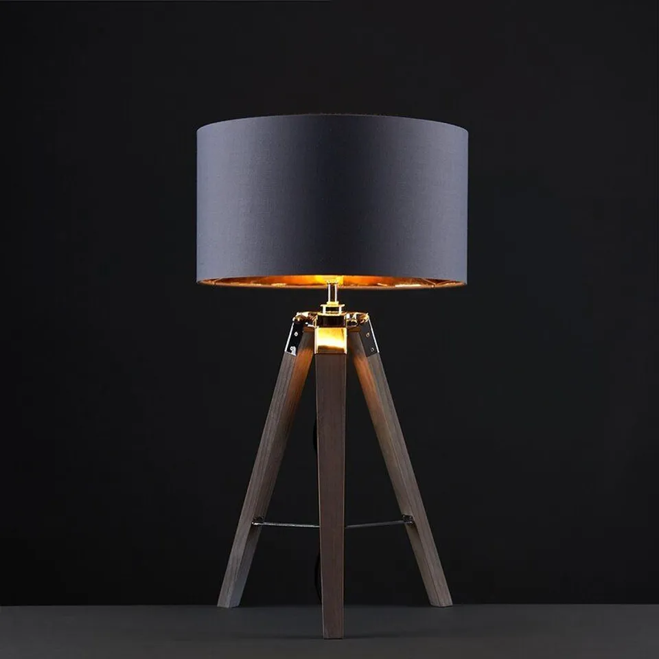 BOXED BELLA VISTA 50CM TRIPOD TABLE LAMP