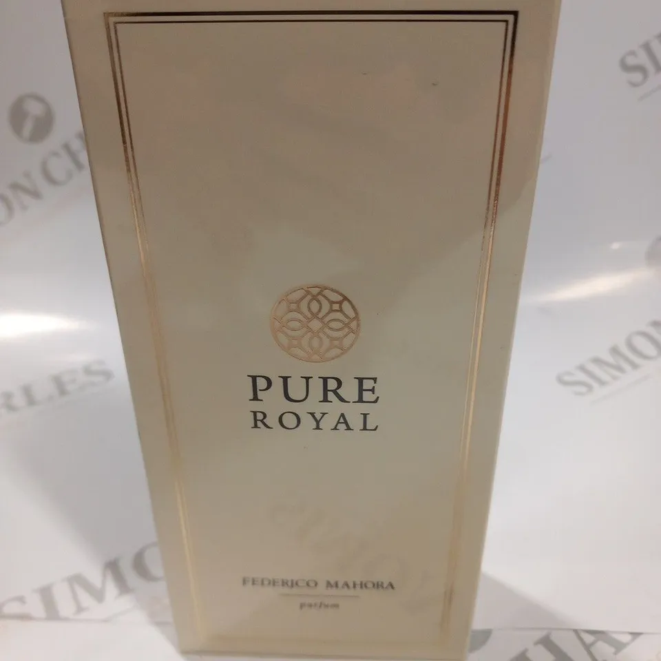 BOXED AND SEALED PURE ROYAL FEDERICO MAHORA PARFUM 50ML