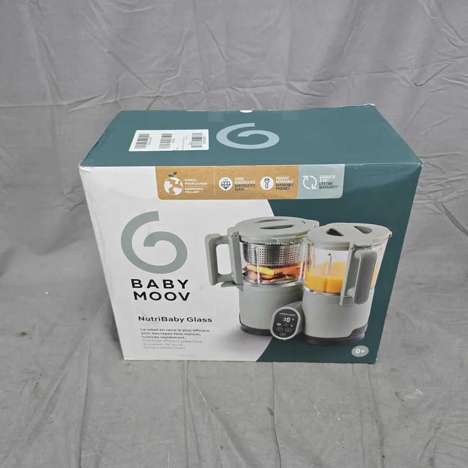 BABYMOOV NUTRIBABY GLASS BABY FOOD MAKER